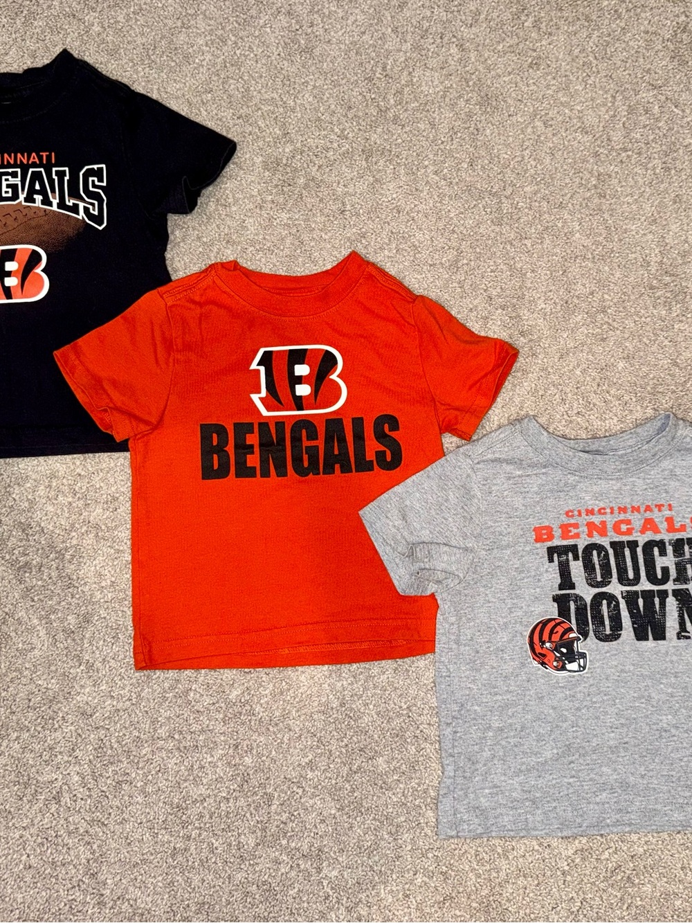 3-Pack Gerber NFL Cincinnati Bengals Tee Shirts (2T)